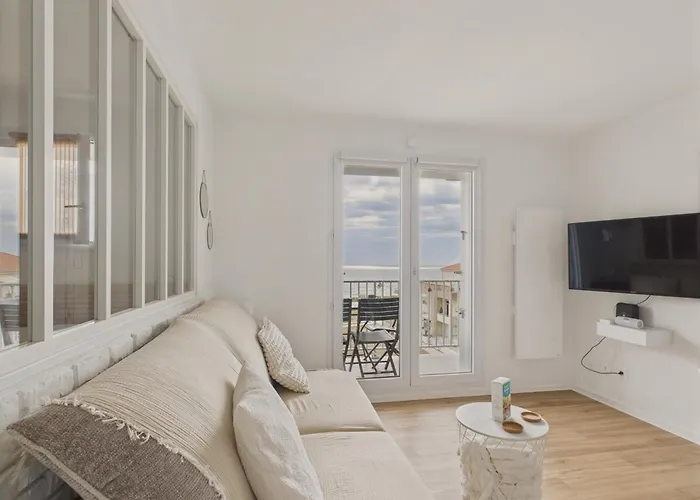 Face A L'ocean - Pour 4 Avec Balcon Apartament