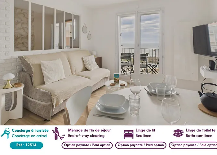 Apartament Face A L'ocean - Pour 4 Avec Balcon Les Bussolleries